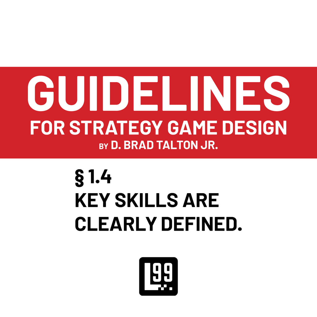 § 1.4 - Key skills are clearly defined.